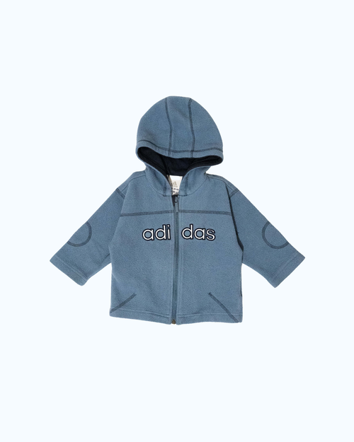 Adidas Fleece Zip Up Hoodie | 6-12M
