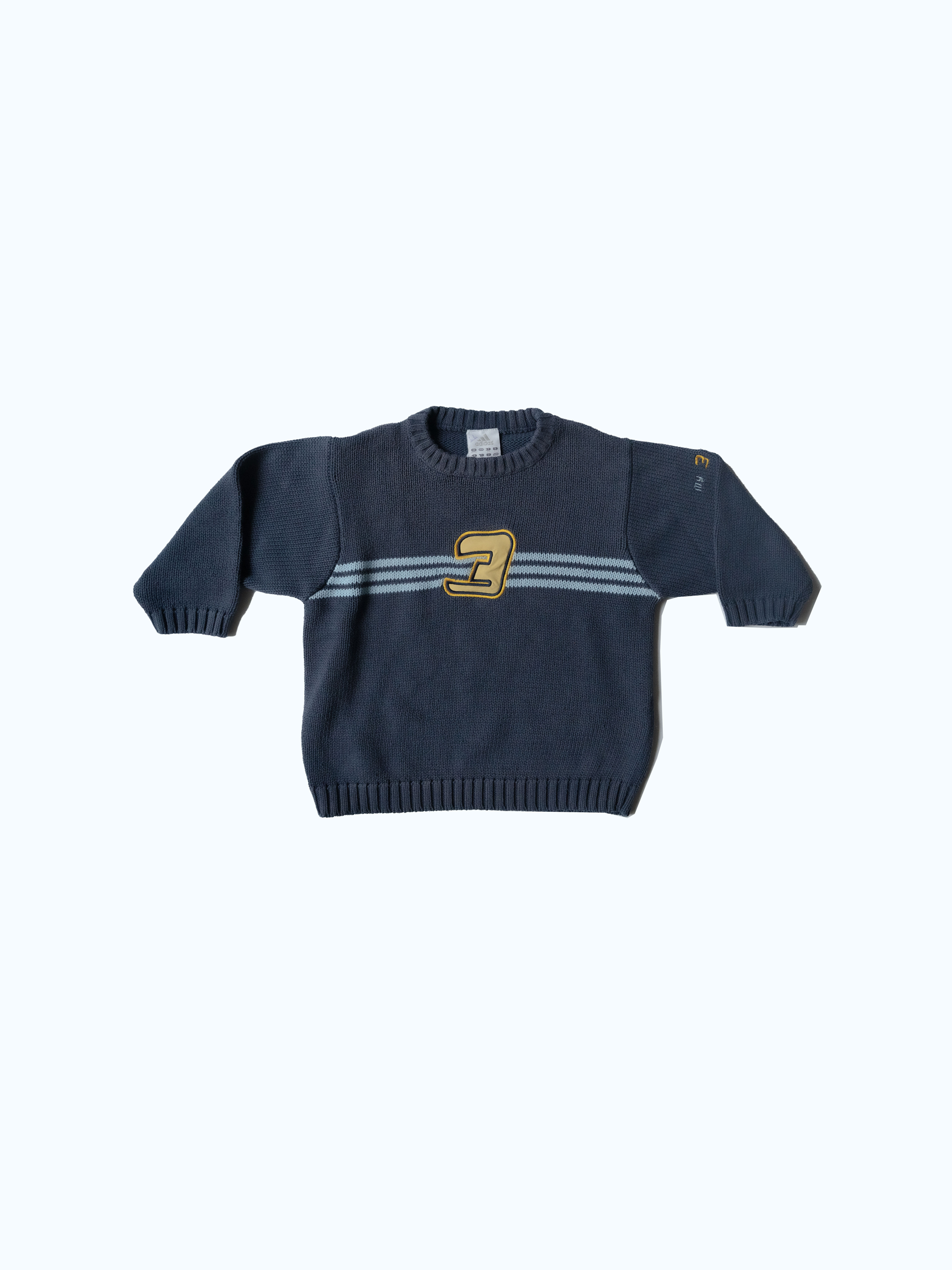 Adidas knitted sweater for kids | vintage children’s sportswear jumper at The Little League.